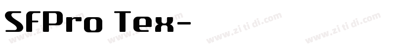 SFPro Tex字体转换